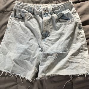Cotton On Light Wash Bermuda Shorts